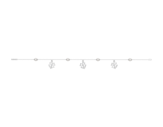 Flora Freshwater Pearls & 92.5 Silver Bracelet