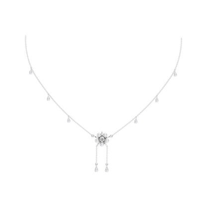 Floret Freshwater Pearls & 92.5 Silver Necklace