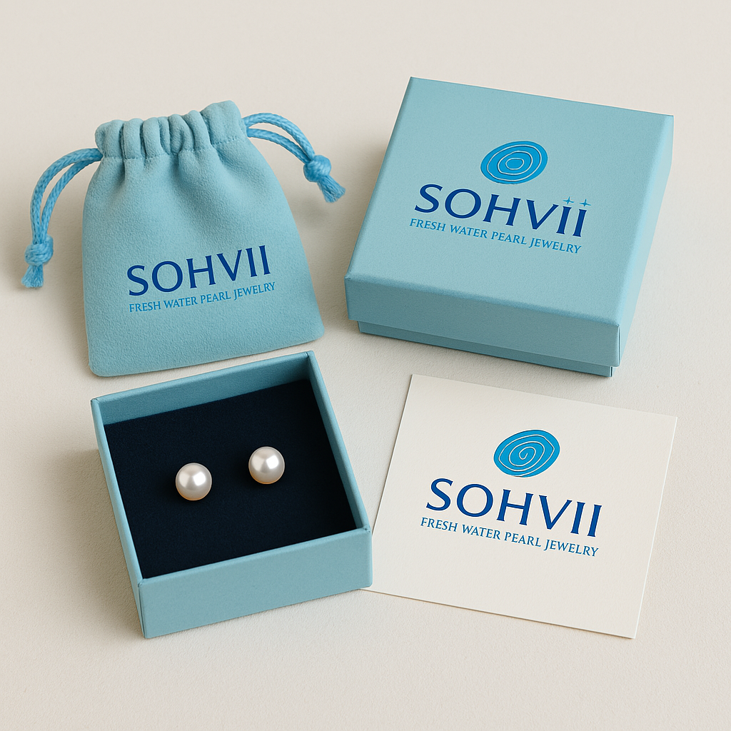 Ripple Circle Pearl & 92.5 Silver Studs Earrings