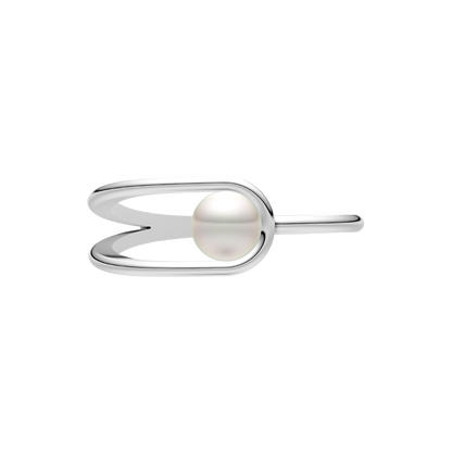 Classic Merge Pearl & 92.5 Silver Finger Ring